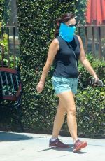 SARAH SHAHI in Shorts Out in West Hollywood 05/25/2020