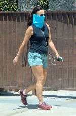 SARAH SHAHI in Shorts Out in West Hollywood 05/25/2020