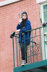 SARAH SILVERMAN at Her Fire Escape in New York 05/18/2020