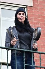 SARAH SILVERMAN Serves Her Daily Salute to Frontline Workers in New York 05/11/2020