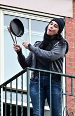 SARAH SILVERMAN Serves Her Daily Salute to Frontline Workers in New York 05/11/2020