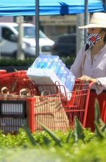 SASHA ALEXANDER Wearing a Mask at Ralphs in West Hollywood 05/07/2020