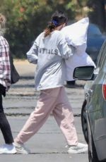 SELENA GOMEZ Packing Up Some Luggage in Los Angeles 05/09/2020