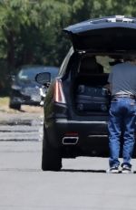 SELENA GOMEZ Packing Up Some Luggage in Los Angeles 05/09/2020