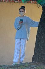 SELENA GOMEZ Wearing Mask Out in Los Angeles 05/15/2020