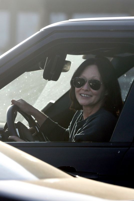 SHANNEN DOHERTY Out Driving in Malibu05/08/2020