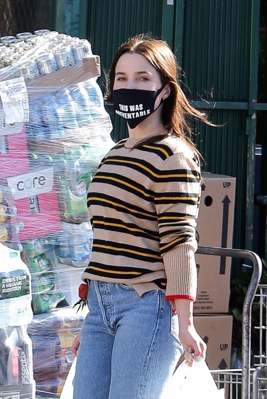 SOPHIA BUSH Out Shopping in West Hollywood 05/21/2020