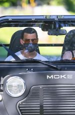 SOPHIE TURNER and Joe Jonas Out Driving in Los Angeles 05/15/2020