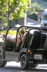 SOPHIE TURNER and Joe Jonas Out Driving in Los Angeles 05/15/2020
