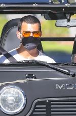 SOPHIE TURNER and Joe Jonas Out Driving in Los Angeles 05/15/2020
