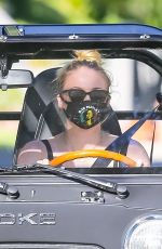 SOPHIE TURNER and Joe Jonas Out Driving in Los Angeles 05/15/2020