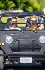 SOPHIE TURNER and Joe Jonas Out Driving in Los Angeles 05/15/2020