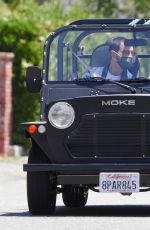 SOPHIE TURNER and Joe Jonas Out Driving in Los Angeles 05/23/2020