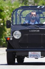 SOPHIE TURNER and Joe Jonas Out Driving in Los Angeles 05/23/2020