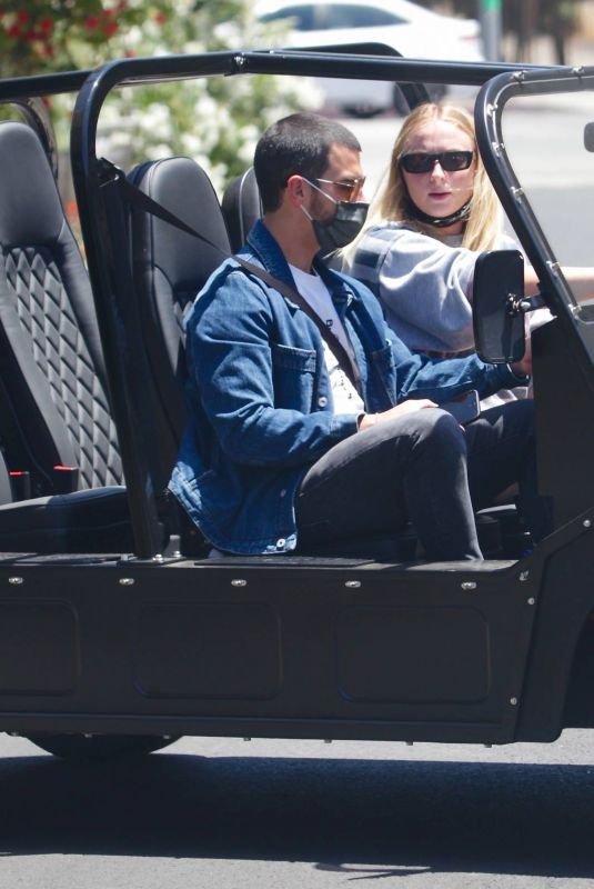 SOPHIE TURNER and Joe Jonas Out Driving in Los Angeles 05/23/2020
