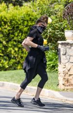 STACY FERGIE FERGUSON Out Jogging in Santa Monica 05/03/2020