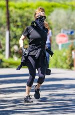 STACY FERGIE FERGUSON Out Jogging in Santa Monica 05/03/2020