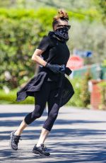 STACY FERGIE FERGUSON Out Jogging in Santa Monica 05/03/2020