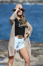 STEPHANIE CLAIRE SMITH on the Set of a Photoshoot in Sydney 05/16/2020