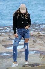 STEPHANIE CLAIRE SMITH on the Set of a Photoshoot in Sydney 05/16/2020