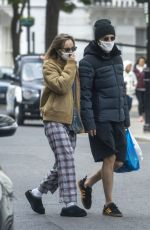 SUKI WATERHOUSE and Robert Pattinson Wearing Masks Out in London 05/13/2020