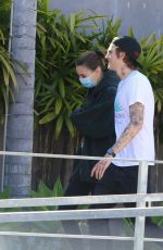 SYDNEY BROOKE and Prsley Gerber at Cafe Habana in Malibu 05/20/2020