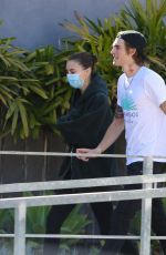 SYDNEY BROOKE and Prsley Gerber at Cafe Habana in Malibu 05/20/2020
