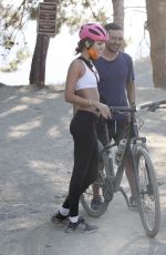 TATIANA DIETEMAN Out Riding a Bike in Brentwood 05/28/2020