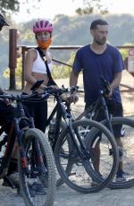 TATIANA DIETEMAN Out Riding a Bike in Brentwood 05/28/2020