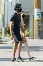TILDA COBHAM-HERVEY and Dev Patel Shopping at Erewhon Market in West Hollywood 05/09/2020