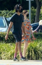 TILDA COBHAM-HERVEY and Dev Patel Shopping at Erewhon Market in West Hollywood 05/09/2020