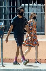TILDA COBHAM-HERVEY and Dev Patel Shopping at Erewhon Market in West Hollywood 05/09/2020
