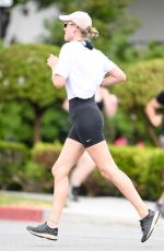 TONI GARRN Out Jogging in New York 05/05/2020