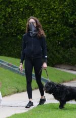 TROIAN BELLISARIO Out with Her Dog in Los Angeles 05/12/2020