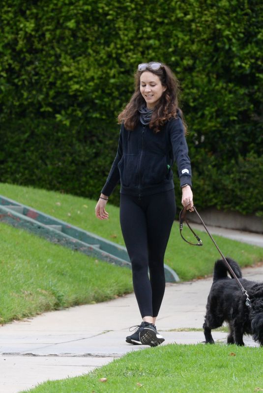 TROIAN BELLISARIO Out with Her Dog in Los Angeles 05/12/2020