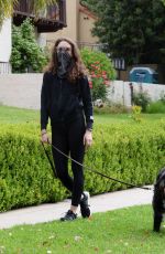 TROIAN BELLISARIO Out with Her Dog in Los Angeles 05/12/2020