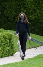 TROIAN BELLISARIO Out with Her Dog in Los Angeles 05/12/2020