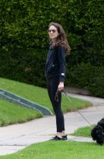 TROIAN BELLISARIO Out with Her Dog in Los Angeles 05/12/2020