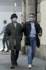 VANESSA PARADIS and LILY-ROSE DEPP Out in Paris 05/13/2020