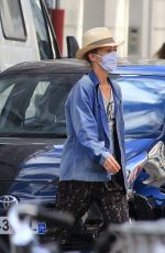 VANESSA PARADIS Wearing Mask and Hat Out in Paris 05/20/2020