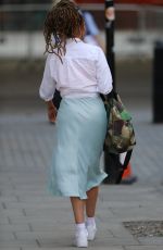 YASMIN EVANS Leaves BBC 1Xtra Studios in London 05/07/2020