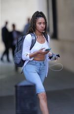 YASMIN EVANS Leaves BBC Studios in London 05/20/2020