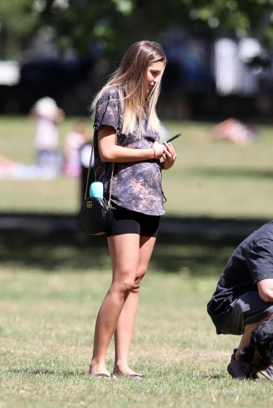 ZARA MCDERMOTT Out at a Park in London 05/28/2020