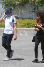 ZAZIE BEETZ at Black Lives Matter Rally in Los Angeles 05/30/2020