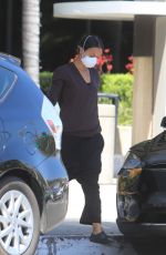 ZOE SALDANA Wearing Mask Out in Los Angeles 05/13/2020