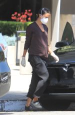 ZOE SALDANA Wearing Mask Out in Los Angeles 05/13/2020