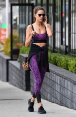 ALESSANDRA AMBROSIO Arrives at Pilates Class in Santa Monica 06/20/2020