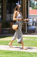 ALESSANDRA AMBROSIO at Dermacare Facial Clinic Spa in Woodland Hills 06/04/2020