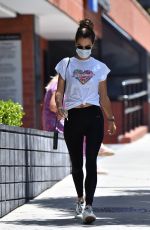 ALESSANDRA AMBROSIO Leaves a Gym in Brentwood 06/15/2020