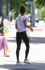 ALESSANDRA AMBROSIO Leaves a Gym in Brentwood 06/15/2020